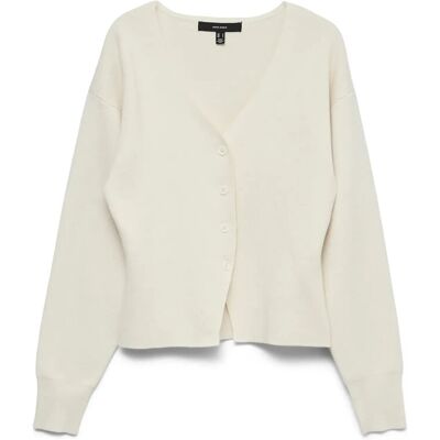 Vero Moda Vmlucca Ls V-Neck Fitted Cardigan Lcs XS BIRCH XS Vero Moda Vmlucca Ls V-Neck Fitted Cardigan Lcs XS BIRCH XS