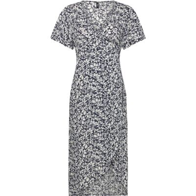 Vero Moda Maternity Vmmmenny Ss Calf Wrap Dress Ga XS NAVY BLAZER XS Vero Moda Maternity Vmmmenny Ss Calf Wrap Dress Ga XS NAVY BLAZER XS