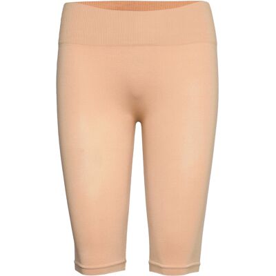 VILA Dam Leggings Shorts - Formande, Över knä, Sand VILA Dam Leggings Shorts - Formande, Över knä, Sand