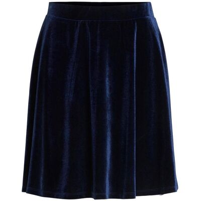 Vila Vikatja Hw Short Velvet Skirt/Ka XS NAVY BLAZER XS Vila Vikatja Hw Short Velvet Skirt/Ka XS NAVY BLAZER XS