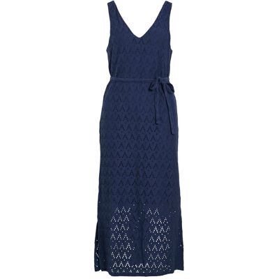 Vila Viamalina V-Neck S/L Midi Dress/Pb XS NAVY BLAZER XS Vila Viamalina V-Neck S/L Midi Dress/Pb XS NAVY BLAZER XS