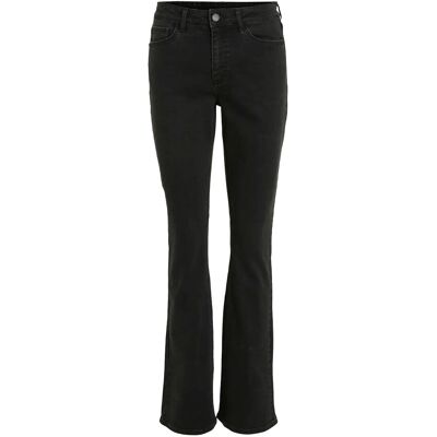 Vila Vibetty Rw Flared Jeans Blk Osc221-Noos XXL x 32 BLACK DENIM XXL x 32 Vila Vibetty Rw Flared Jeans Blk Osc221-Noos XXL x 32 BLACK DENIM XXL x 32