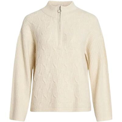 Vila ssia L/S High Neck Zipper Top - Noos XXL BIRCH XXL Vila ssia L/S High Neck Zipper Top - Noos XXL BIRCH XXL