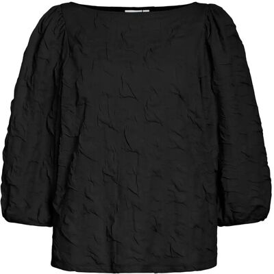 Vila Videvera Boatneck 3/4 Jacquard Top/R/1 XXL BLACK BEAUTY XXL Vila Videvera Boatneck 3/4 Jacquard Top/R/1 XXL BLACK BEAUTY XXL