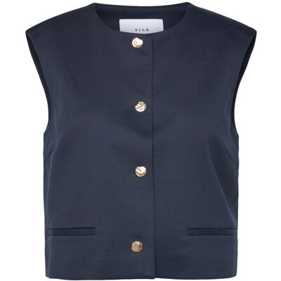Vila Vitilda S/L Vest 36 NAVY BLAZER 36 Vila Vitilda S/L Vest 36 NAVY BLAZER 36
