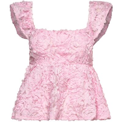 Vila Virosie S/L Square Neck Top/Dc/Rn 34 CHERRY BLOSSOM 34 Vila Virosie S/L Square Neck Top/Dc/Rn 34 CHERRY BLOSSOM 34