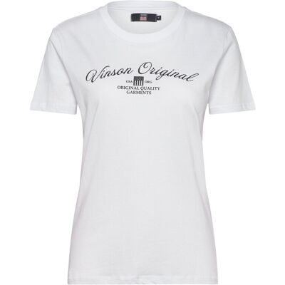 Vinson Layla Reg Vin Tee Women S 11-0601TCX WHITE S Vinson Layla Reg Vin Tee Women S 11-0601TCX WHITE S