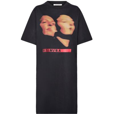 WOOD WOOD Faith Stamina Dress T-Shirt S BLACK S WOOD WOOD Faith Stamina Dress T-Shirt S BLACK S