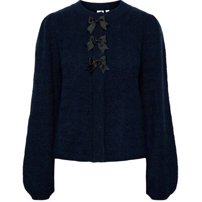 Yasbonsa Ls Knit Cardigan S. S NAVY BLAZER S Yasbonsa Ls Knit Cardigan S. S NAVY BLAZER S