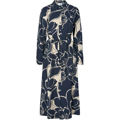 Yaskaya Ls Long Shirt Dress S. Noos 34 NAVY BLAZER 34 Yaskaya Ls Long Shirt Dress S. Noos 34 NAVY BLAZER 34