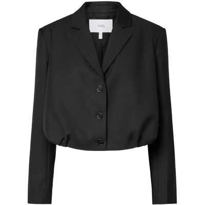 Yasjera Ls Short Blazer S. 38 BLACK 38 Yasjera Ls Short Blazer S. 38 BLACK 38