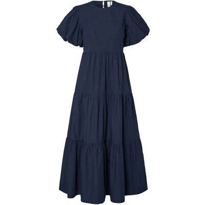 Yascolea Ss Ankle Dress S. Noos 34 NAVY BLAZER 34 Yascolea Ss Ankle Dress S. Noos 34 NAVY BLAZER 34