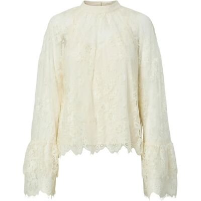 Yasarizona Ls Lace Top - D2D 40 BIRCH 40 Yasarizona Ls Lace Top - D2D 40 BIRCH 40
