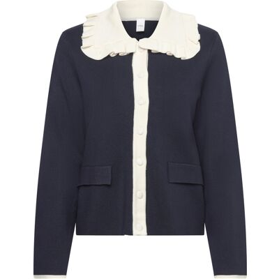 Yasnella Ls Knit Cardigan - D2D XL NAVY BLAZER XL Yasnella Ls Knit Cardigan - D2D XL NAVY BLAZER XL