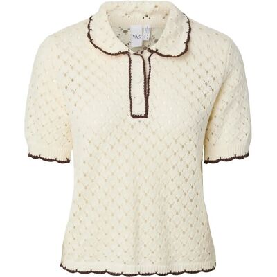 Yaslingo Ss Knit Polo Top - Ex XL PRISTINE XL Yaslingo Ss Knit Polo Top - Ex XL PRISTINE XL