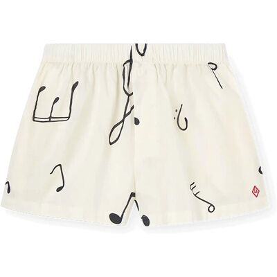 THE ANIMALS OBSERVATORY Clam Kid Shorts White Tree 128 RAW WHITE 128 THE ANIMALS OBSERVATORY Clam Kid Shorts White Tree 128 RAW WHITE 128