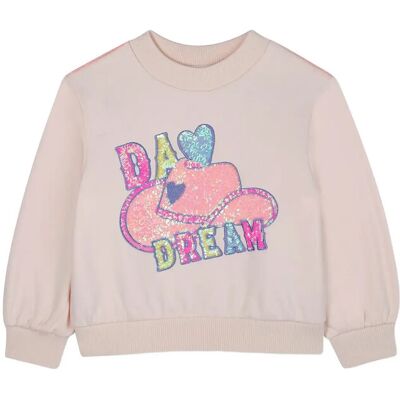 Billieblush Sweatshirt 138 PINK COURAGE 138 Billieblush Sweatshirt 138 PINK COURAGE 138