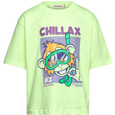 Billieblush Short Sleeves Tee-Shirt 116 GREEN LEMON 116 Billieblush Short Sleeves Tee-Shirt 116 GREEN LEMON 116