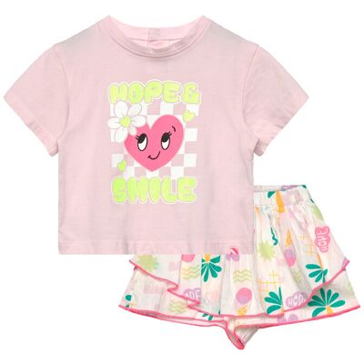 Billieblush T-Shirt+Shorts 81 IVORY 81 Billieblush T-Shirt+Shorts 81 IVORY 81