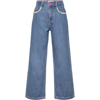 Billieblush Denim Trousers 116 DOUBLE STONE+BROSSAGE 116 Billieblush Denim Trousers 116 DOUBLE STONE+BROSSAGE 116