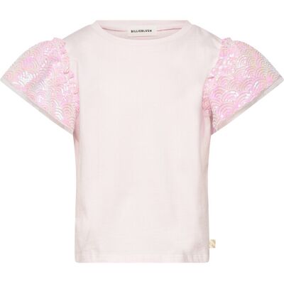 Billieblush Short Sleeves Tee-Shirt 128 PINK PALE 128 Billieblush Short Sleeves Tee-Shirt 128 PINK PALE 128