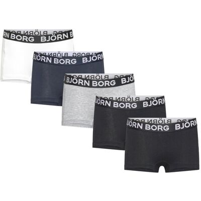 Björn Borg Cotton Stretch Boxer Shorts 5P 122-128 MULTIPACK 1 122-128 Björn Borg Cotton Stretch Boxer Shorts 5P 122-128 MULTIPACK 1 122-128