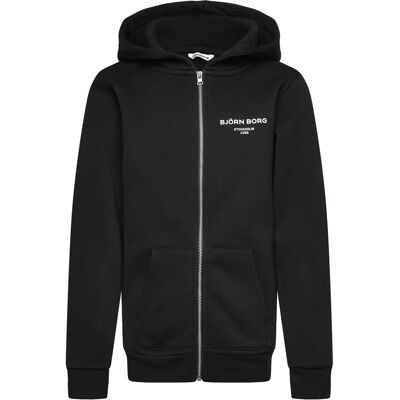 Björn Borg Borg Essential 1 Zip Hoodie 110-116 BLACK BEAUTY 110-116 Björn Borg Borg Essential 1 Zip Hoodie 110-116 BLACK BEAUTY 110-116