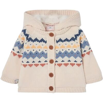 Boboli Knitwear Jacket For Baby 86 ECRU 86 Boboli Knitwear Jacket For Baby 86 ECRU 86