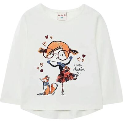 Boboli Knit T-Shirt 80 OFF WHITE 80 Boboli Knit T-Shirt 80 OFF WHITE 80