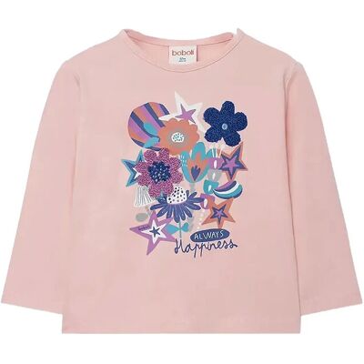 Boboli Knit T-Shirt 86 PINK 86 Boboli Knit T-Shirt 86 PINK 86