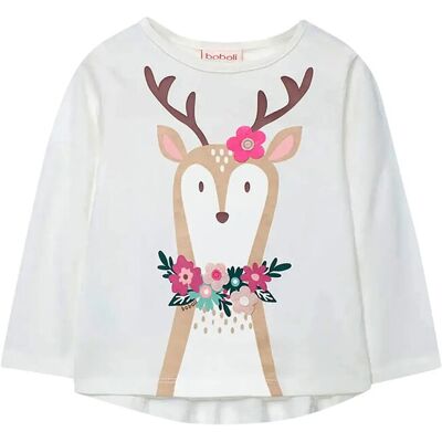 Boboli Knit T-Shirt 86 OFF WHITE 86 Boboli Knit T-Shirt 86 OFF WHITE 86