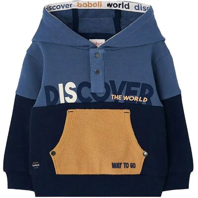 Boboli Fleece With Pockets Sweatshirt 116 ARCTIC 116 Boboli Fleece With Pockets Sweatshirt 116 ARCTIC 116