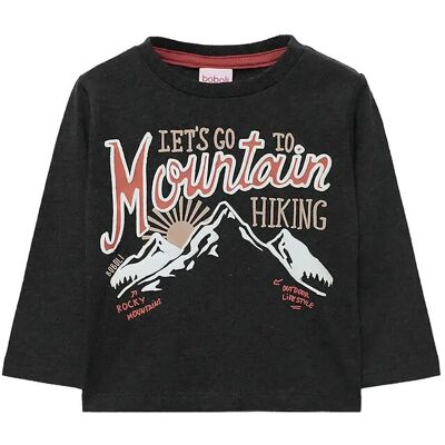 Boboli Knit T-Shirt 86 ANTHRACITE 86 Boboli Knit T-Shirt 86 ANTHRACITE 86