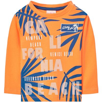 Boboli Knit T-Shirt 116 ORANGE 116 Boboli Knit T-Shirt 116 ORANGE 116