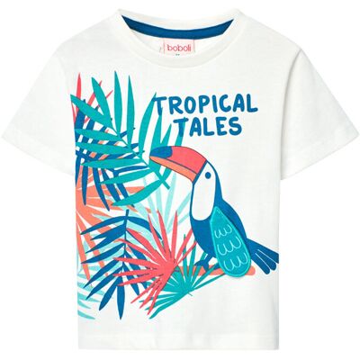 Boboli Knit T-Shirt 92 WHITE 92 Boboli Knit T-Shirt 92 WHITE 92