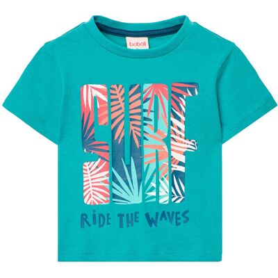 Boboli Knit T-Shirt 98 GREEN 98 Boboli Knit T-Shirt 98 GREEN 98