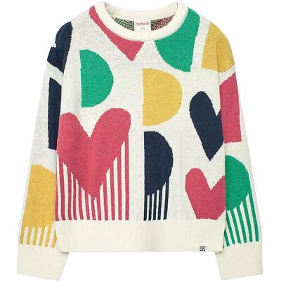 Boboli Knitwear Pullover 110 OFF WHITE 110 Boboli Knitwear Pullover 110 OFF WHITE 110