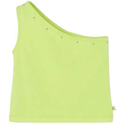 Boboli Knit T-Shirt For Girl -Bci 98 GREEN 98 Boboli Knit T-Shirt For Girl -Bci 98 GREEN 98