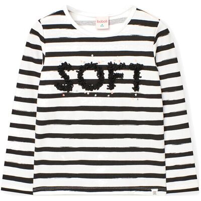 Boboli Knit T-Shirt Striped 116 MULTI COLOURED 116 Boboli Knit T-Shirt Striped 116 MULTI COLOURED 116