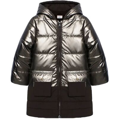 Boboli Technical Fabric Parka 104 BROWN 104 Boboli Technical Fabric Parka 104 BROWN 104