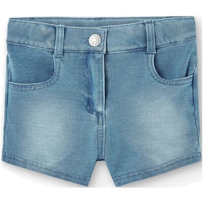 Boboli Fleece Denim Shorts 140 BLUE 140 Boboli Fleece Denim Shorts 140 BLUE 140
