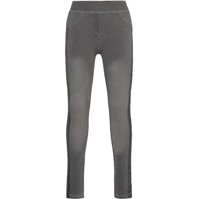 Boboli Stretch Denim Trousers For Girl 162 GREY 162 Boboli Stretch Denim Trousers For Girl 162 GREY 162