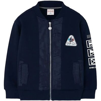 Boboli Fleece Jacket 116 NAVY 116 Boboli Fleece Jacket 116 NAVY 116