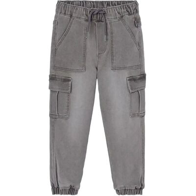 Boboli Denim Trousers Knit 104 GREY 104 Boboli Denim Trousers Knit 104 GREY 104