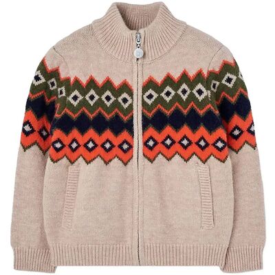 Boboli Knitwear Jacket 122 BEIGE 122 Boboli Knitwear Jacket 122 BEIGE 122
