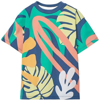 Boboli Knit T-Shirt Printed For Boy -Bci 98 BLUE 98 Boboli Knit T-Shirt Printed For Boy -Bci 98 BLUE 98