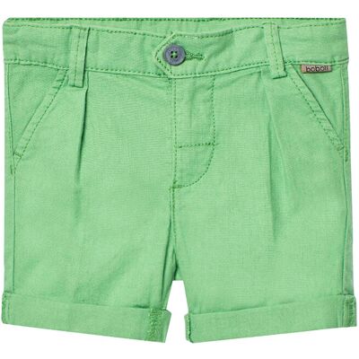 Boboli Linen Bermuda Shorts 80 GREEN 80 Boboli Linen Bermuda Shorts 80 GREEN 80