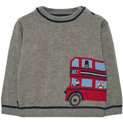 Boboli Knitwear Pullover 128 GREY 128 Boboli Knitwear Pullover 128 GREY 128