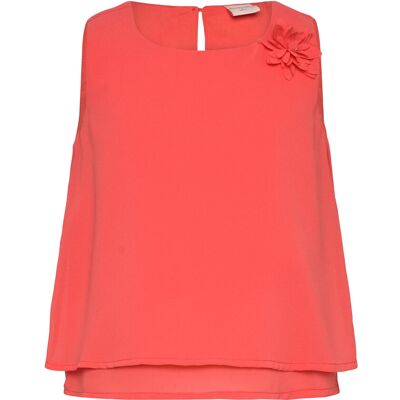 Boboli Blouse Gauze Sleevless 122 WATERMELON 122 Boboli Blouse Gauze Sleevless 122 WATERMELON 122
