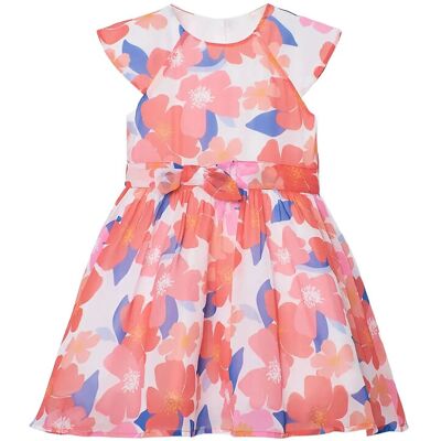 Boboli Chiffon Dress Floral For Girl 110 PRINT 110 Boboli Chiffon Dress Floral For Girl 110 PRINT 110